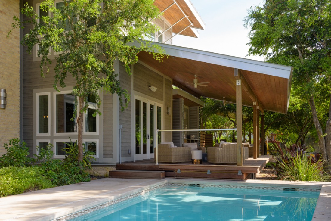 Rustic Manor entrance