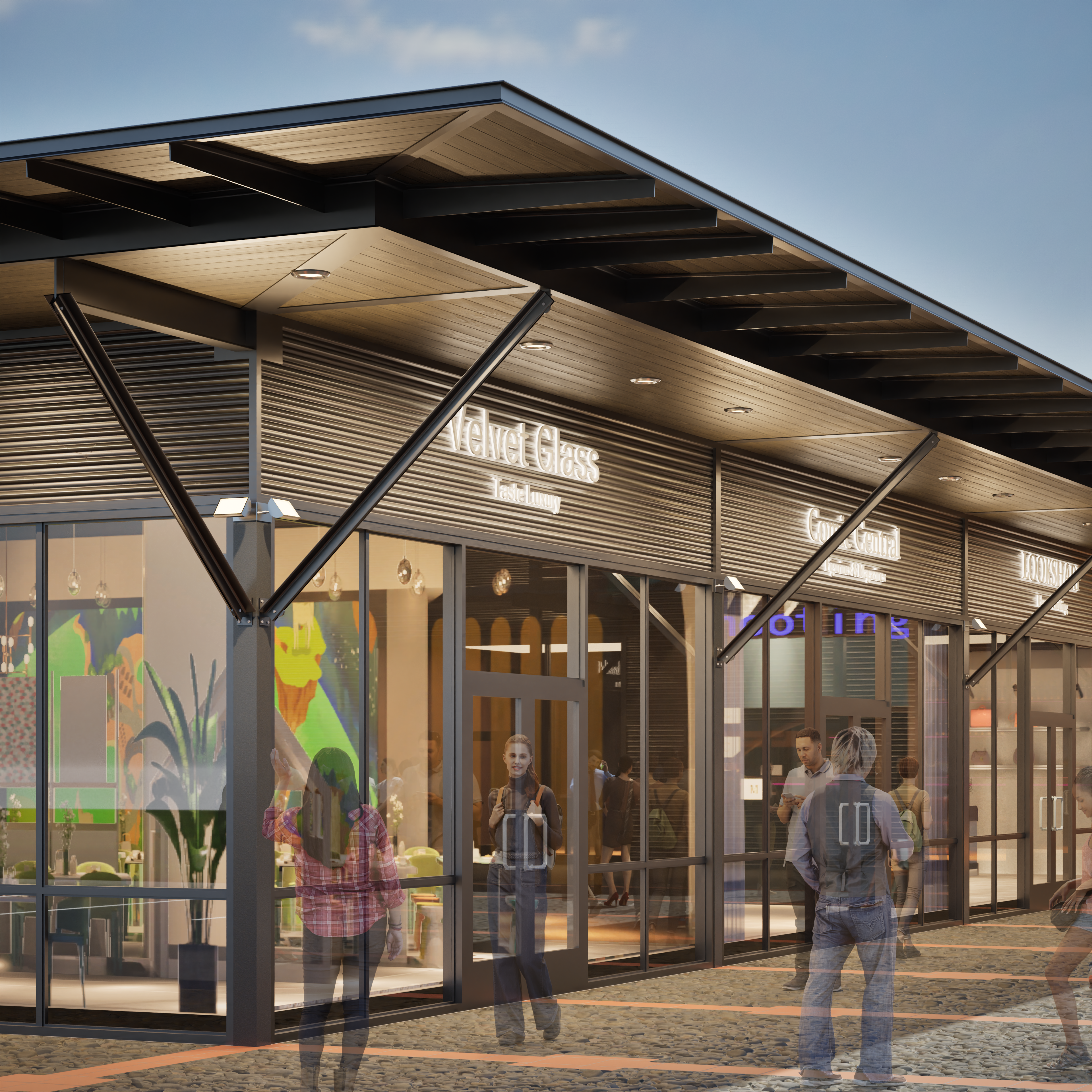 Sabal Market Center canopy view